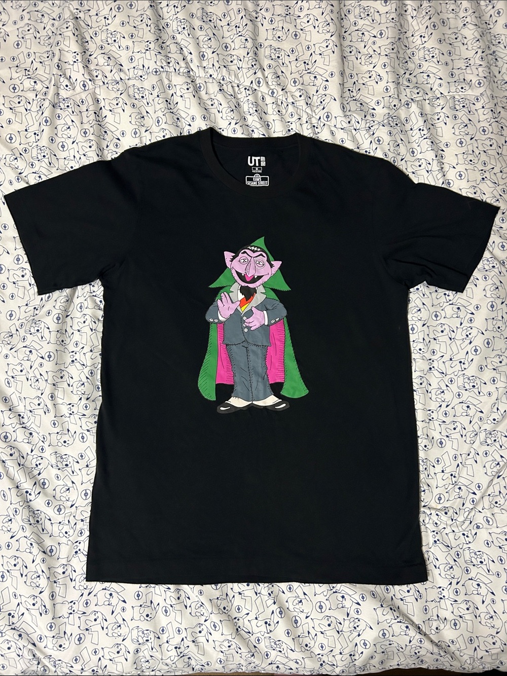KAWS x SESAME STREET x UNIQLO The Count Graphic Tee Shirt